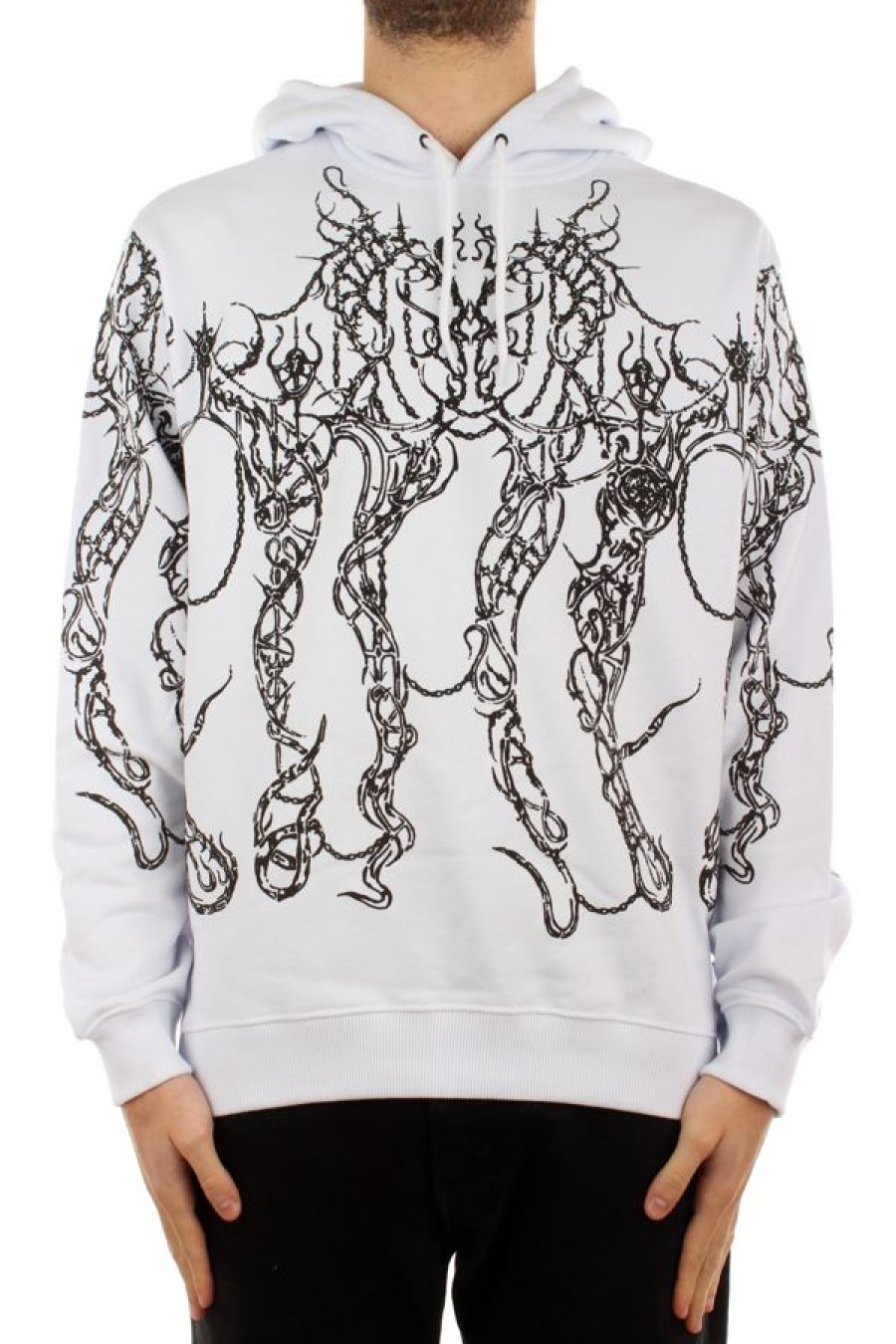 Abbigliamento OCTOPUS | Octopus Sigilism Hoodie White