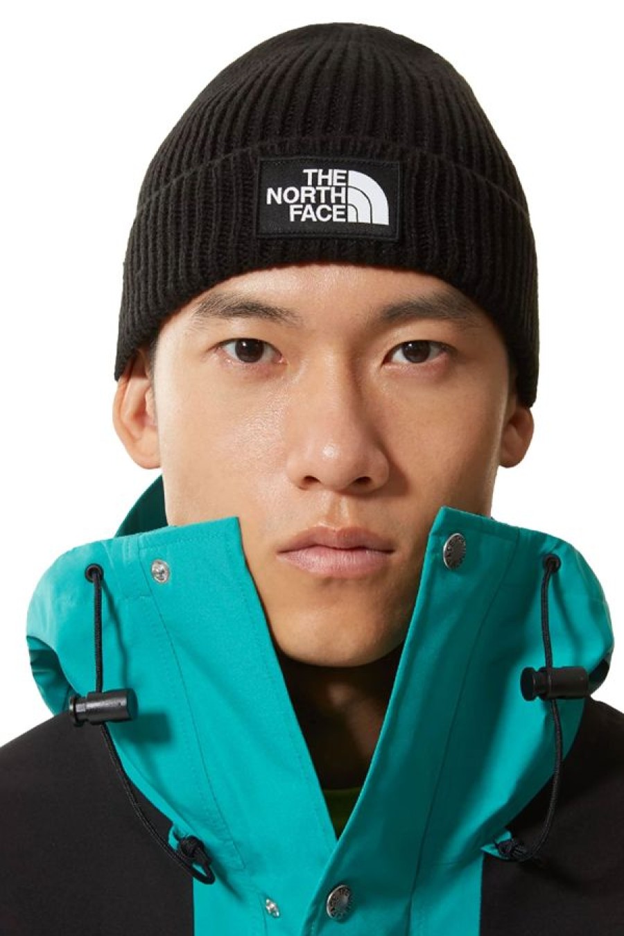 Accessori THE NORTH FACE | Berretto Con Risvolto E Logo Box Tnf Tnf Black