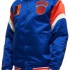 Abbigliamento MITCHELL & NESS | Nba Heavyweight Satin Jacket Knicks Royal