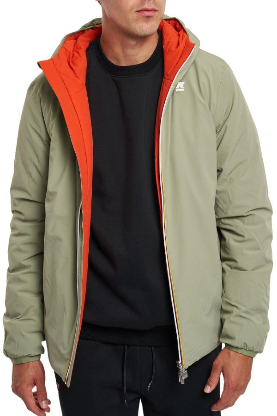 Abbigliamento K-WAY | Jack Warm Double Green S-Orange P