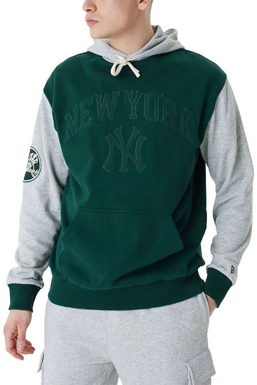 Abbigliamento NEW ERA | Felpa Oversize New York Yankees Mlb Heritage Verde