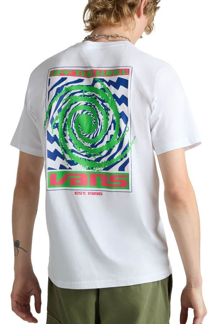 Abbigliamento VANS | Wormhole Warped T-Shirt White