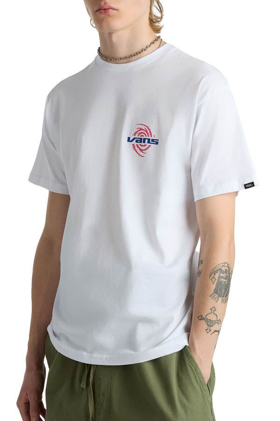 Abbigliamento VANS | Wormhole Warped T-Shirt White