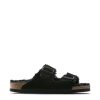 Calzature BIRKENSTOCK | Arizona Shearling Suede Leather Black/Black