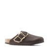 Calzature BIRKENSTOCK | Boston Bold Shearling, Natural Natural Leather Espresso