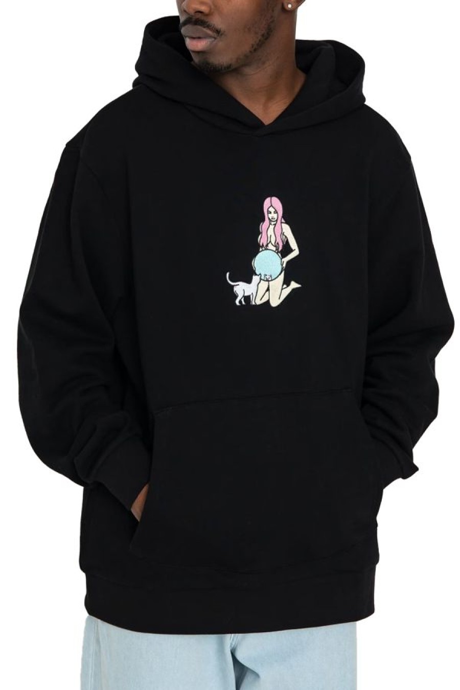 Abbigliamento RIPNDIP | Mirror Mirror Hoodie Black