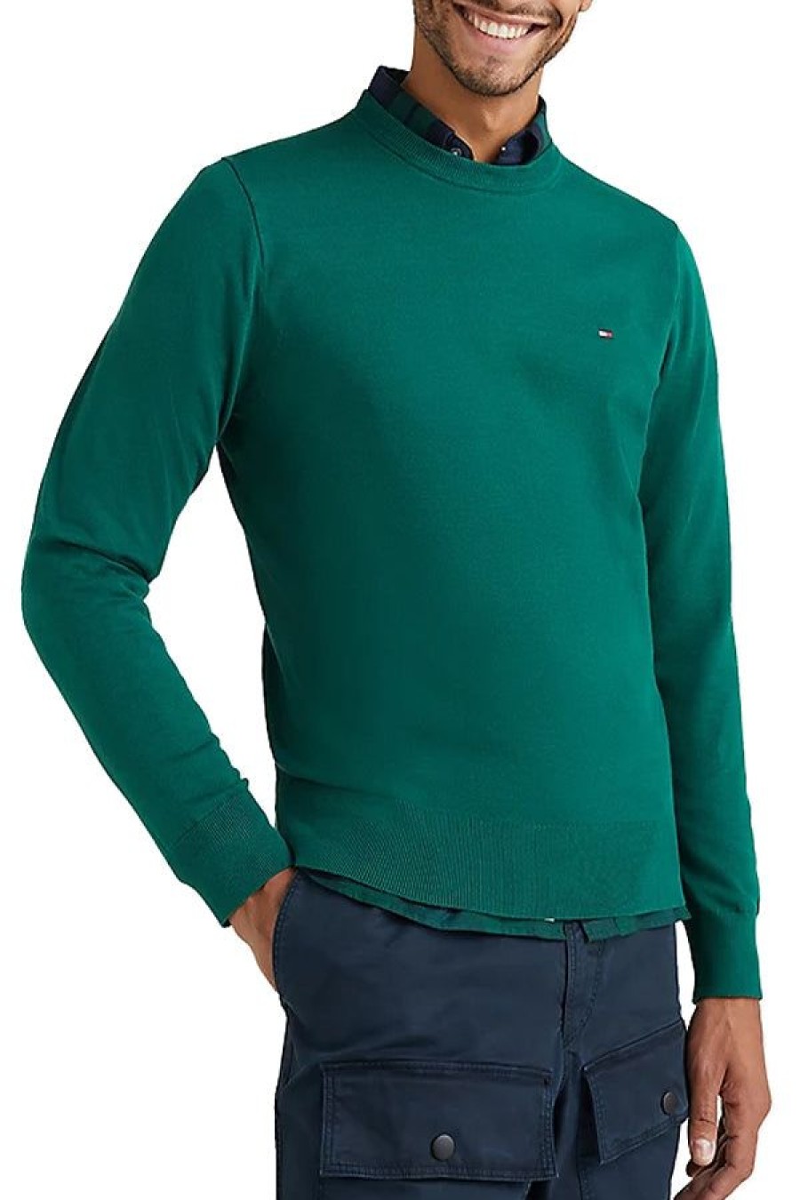 Abbigliamento TOMMY HILFIGER | 1985 Crew Neck Sweater Prep Green