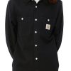 Abbigliamento CARHARTT WIP | L/S Clink Shirt Black /Rigid