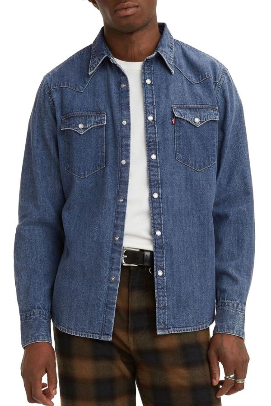 Abbigliamento LEVI'S® | Camicia Western Barstow Med Indigo