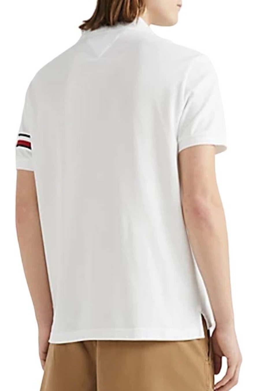 Abbigliamento TOMMY HILFIGER | Global Stp Placement Reg Polo White