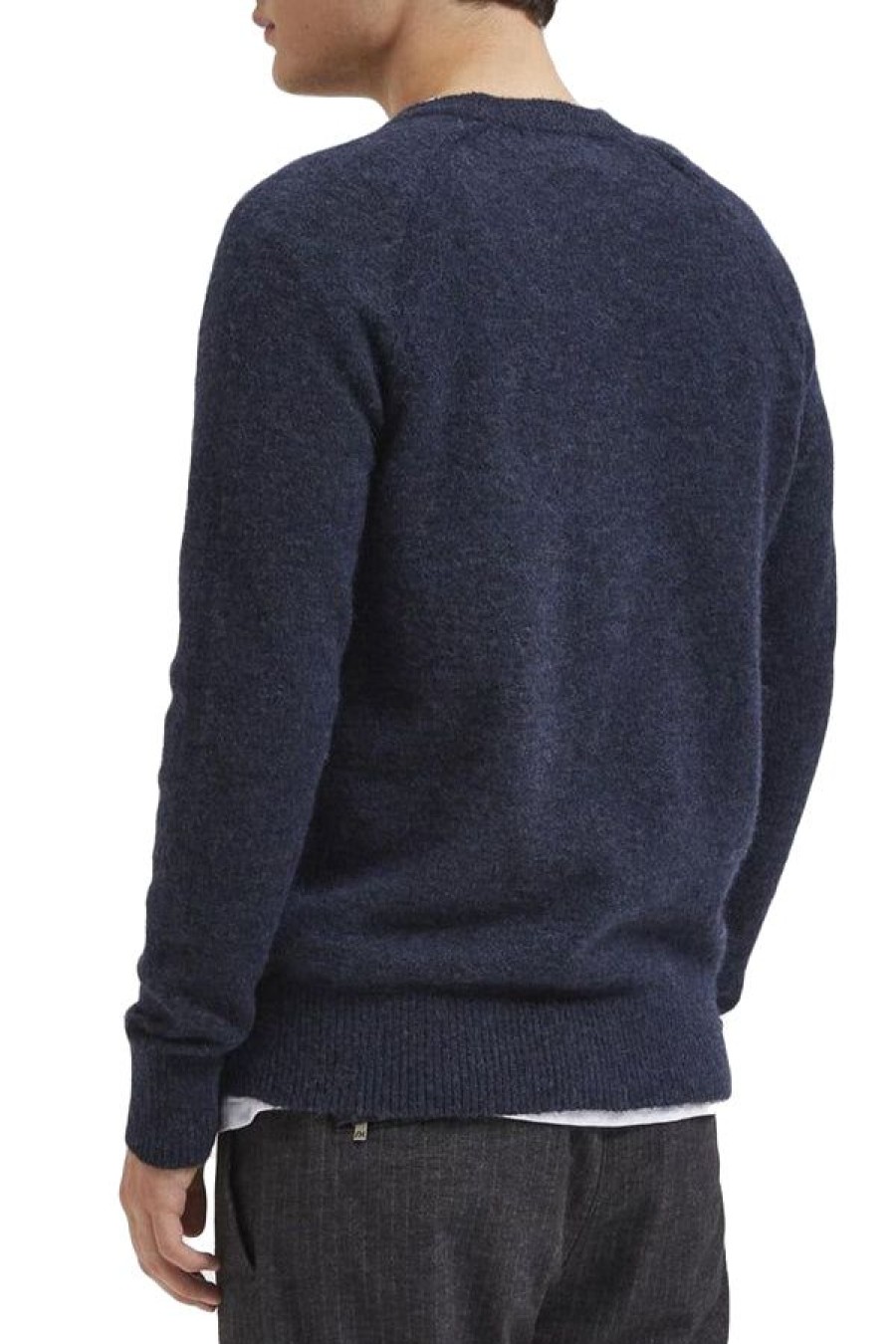 Abbigliamento SELECTED | Slhrai Ls Knit Crew Neck Sky Captain