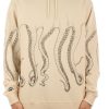 Abbigliamento OCTOPUS | Octopus Outline Hoodie Black/Dustywhite