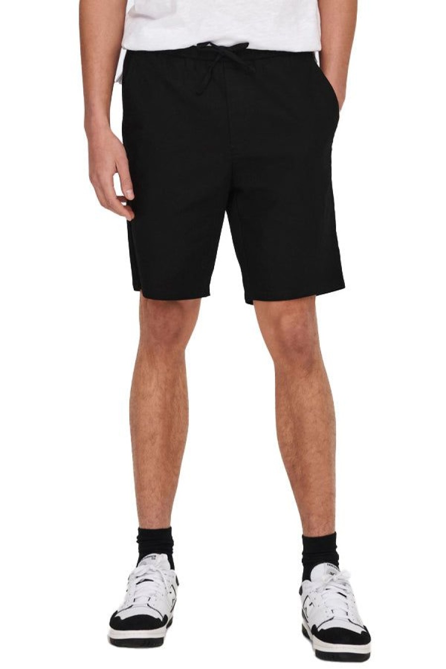 Abbigliamento ONLY & SONS | Onslinus 0007 Cot Lin Shorts Noos Black