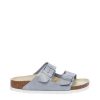 Calzature BIRKENSTOCK | Arizona Suede Leather Shimmering Purple Fog