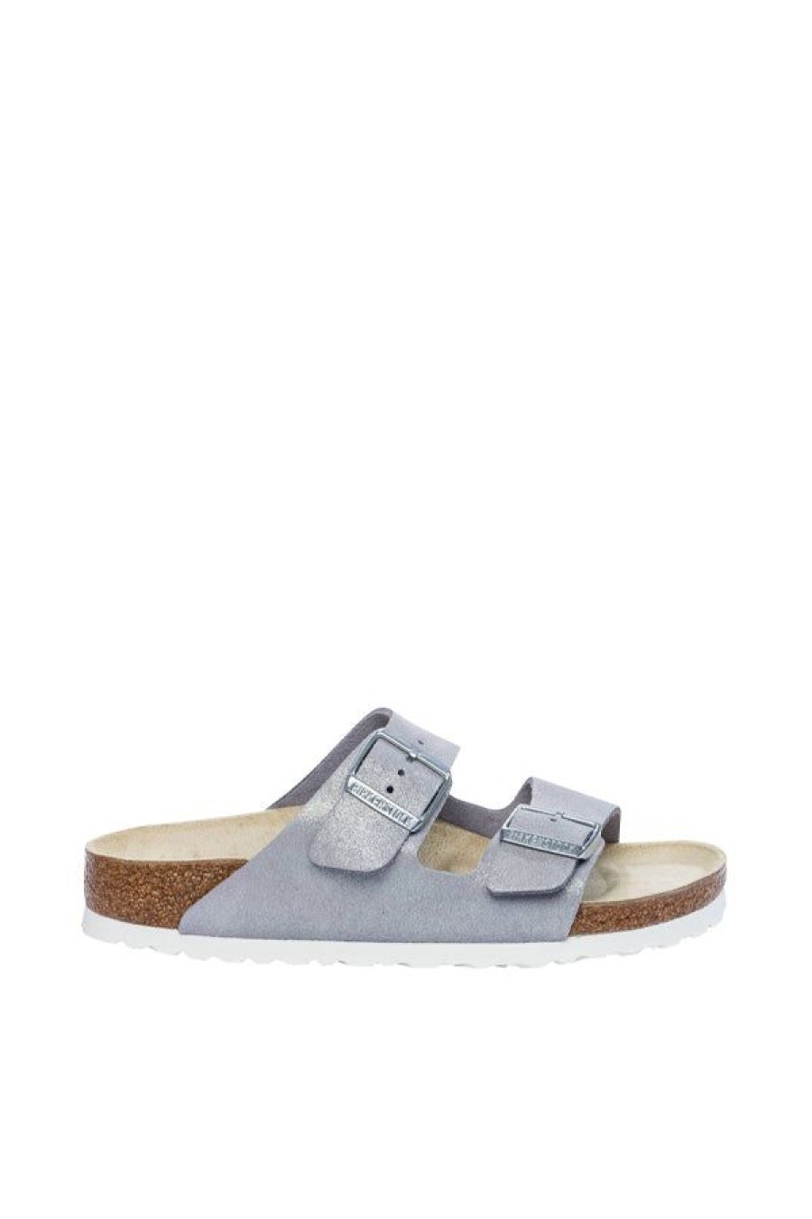 Calzature BIRKENSTOCK | Arizona Suede Leather Shimmering Purple Fog