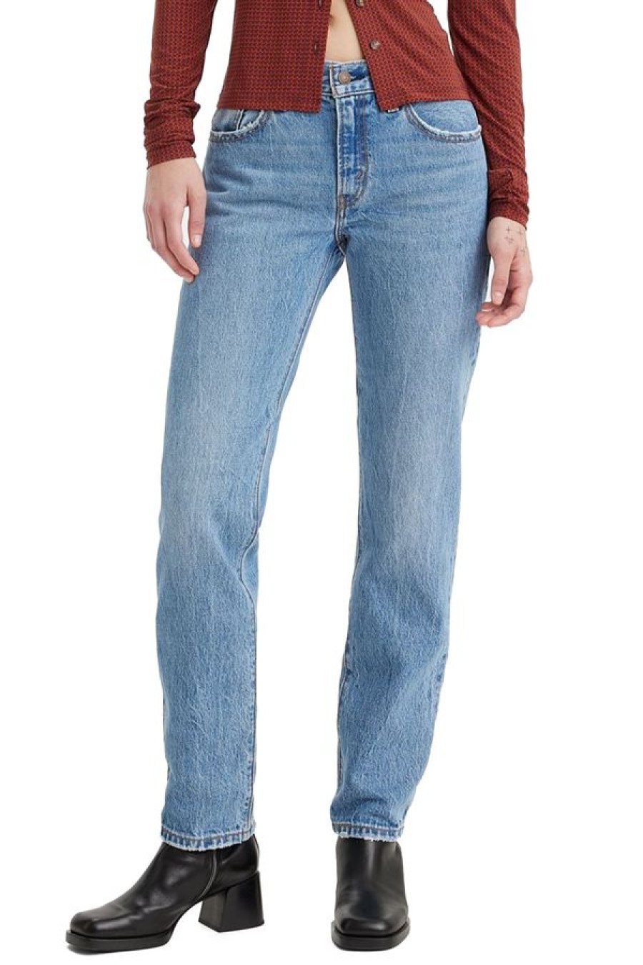 Abbigliamento LEVI'S® | Jeans Dritti Middy Med Indigo