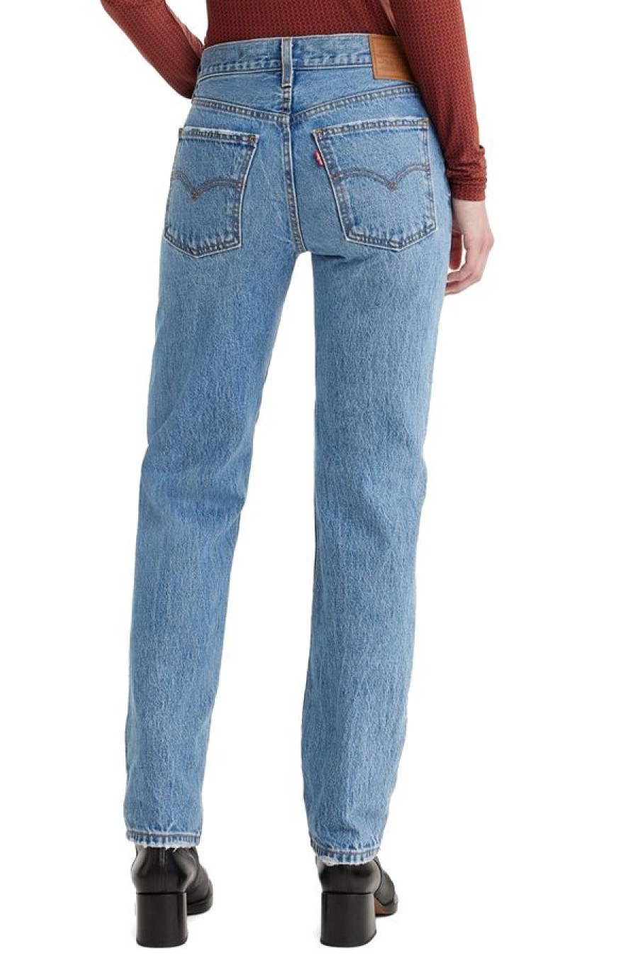 Abbigliamento LEVI'S® | Jeans Dritti Middy Med Indigo