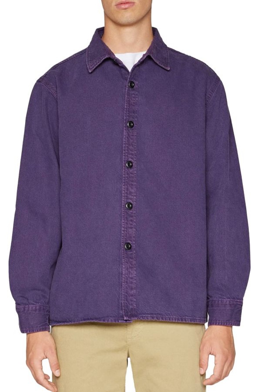 Abbigliamento EDWIN | Sebastian Shirt Ls Purple Plumeria