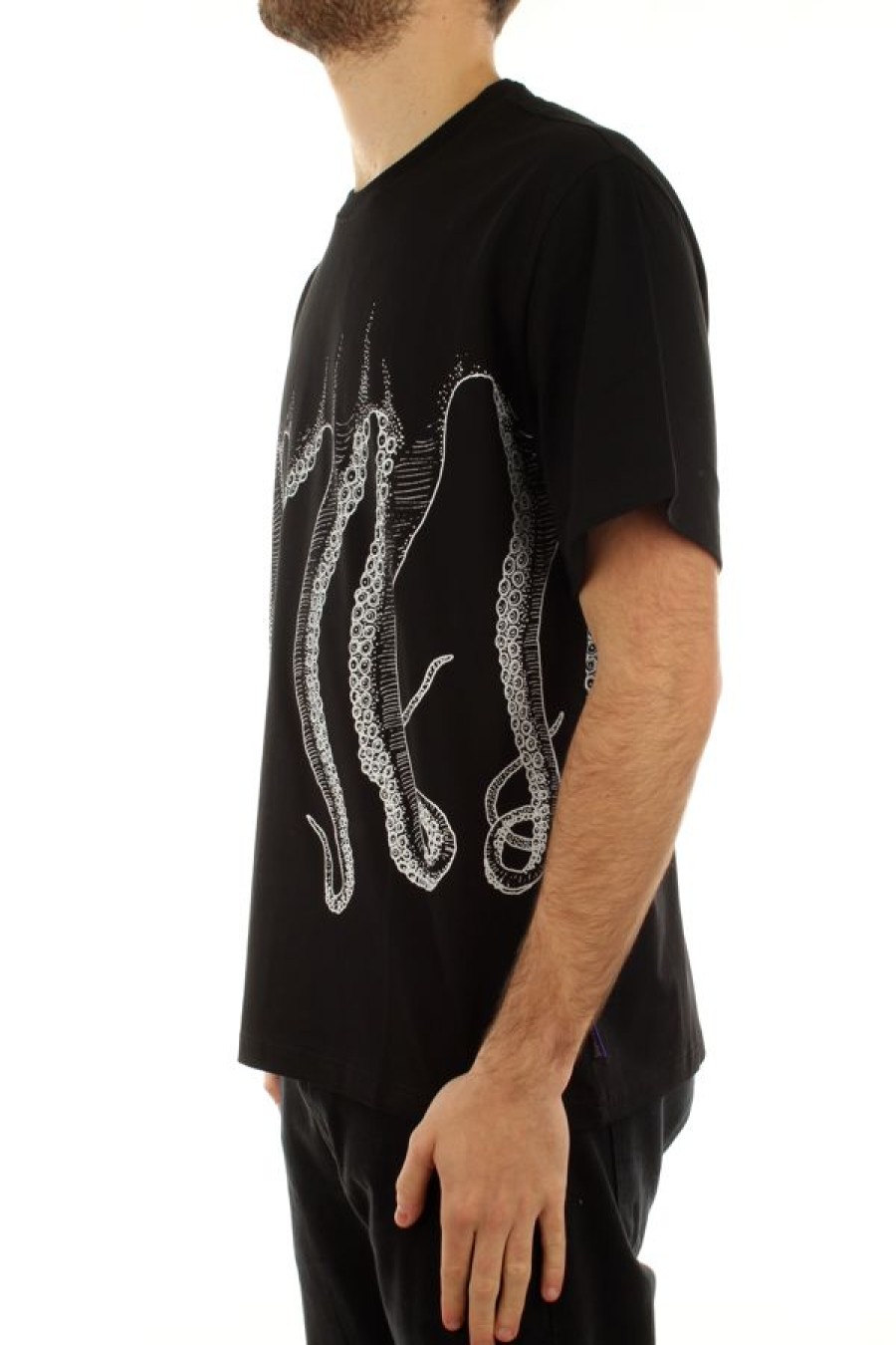 Abbigliamento OCTOPUS | Octopus Outline Tee White/Black