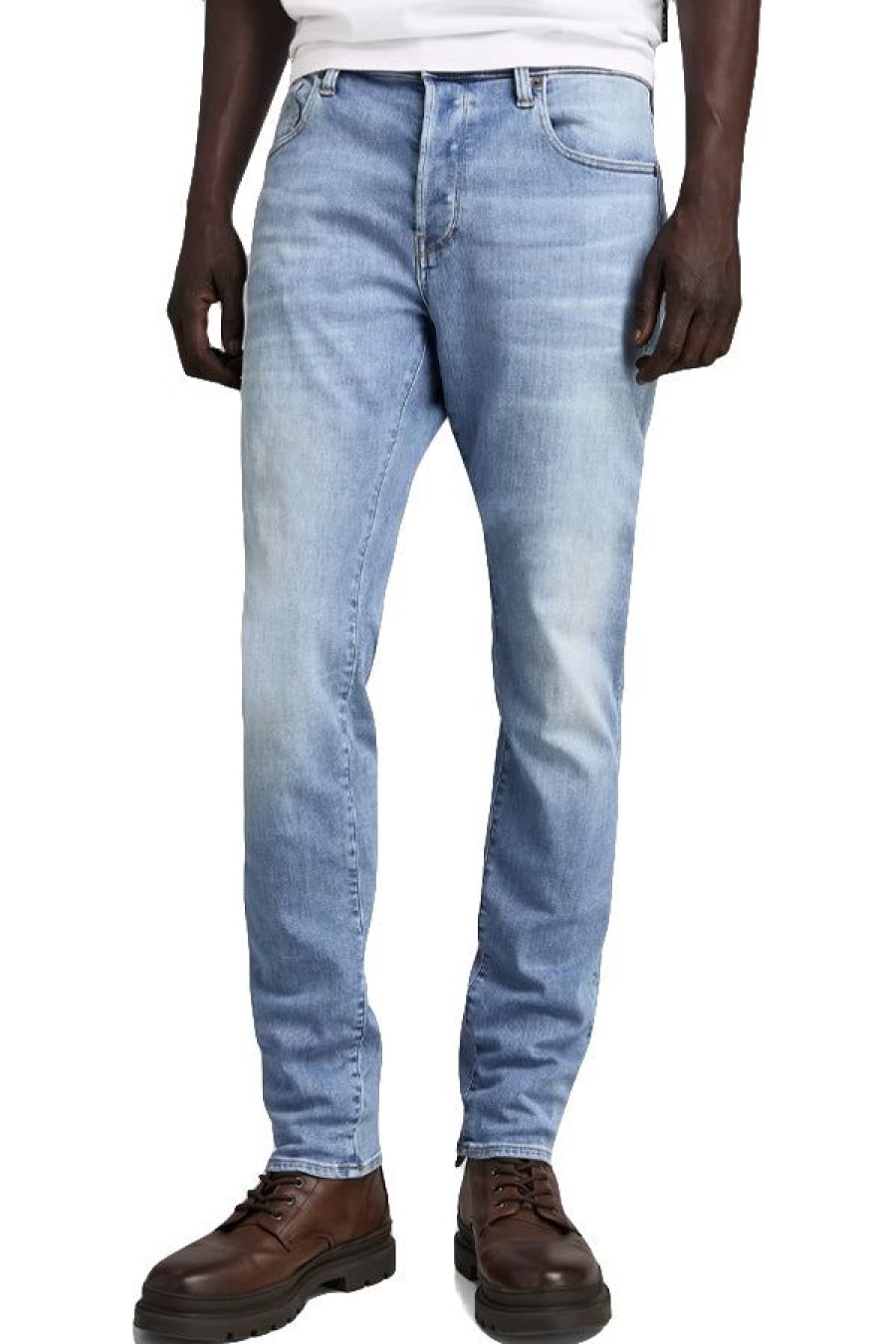 Abbigliamento G-STAR RAW | 3301 Slim Lt Indigo Aged