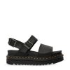 Calzature DR. MARTENS | Sandali Platform Voss Hydro Di Pelle Con Cinturino Black Hydro