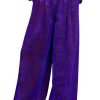 Abbigliamento MOMONì | Pantalone Patrice In Velluto Fluido Costa Viola