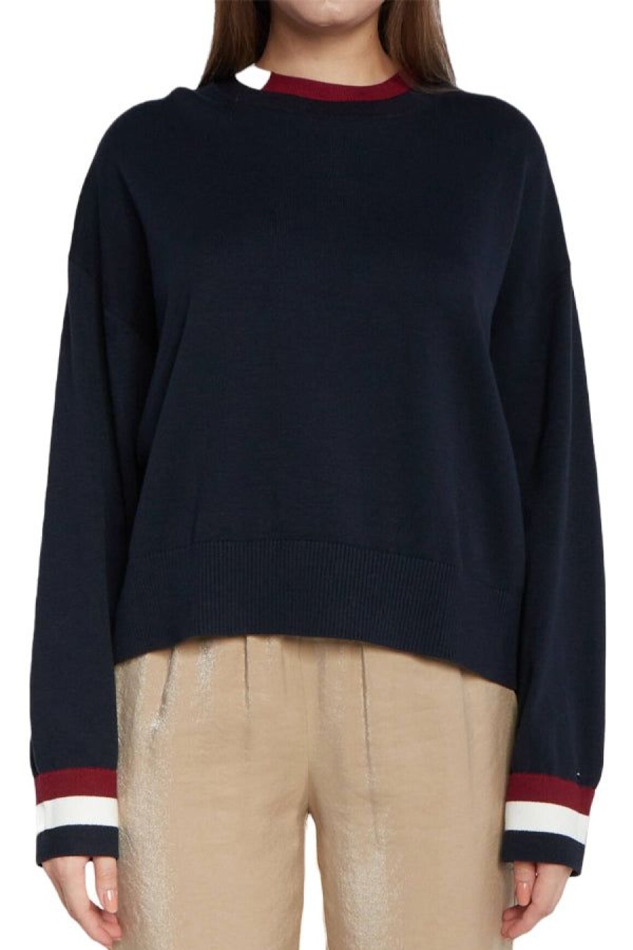 Abbigliamento TOMMY HILFIGER | Gs Co C-Nk Sweater Desert Sky