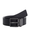 Accessori CALVIN KLEIN | Adj/Rev Slim Loop Pb 35Mm Ck Black/Dk Brown