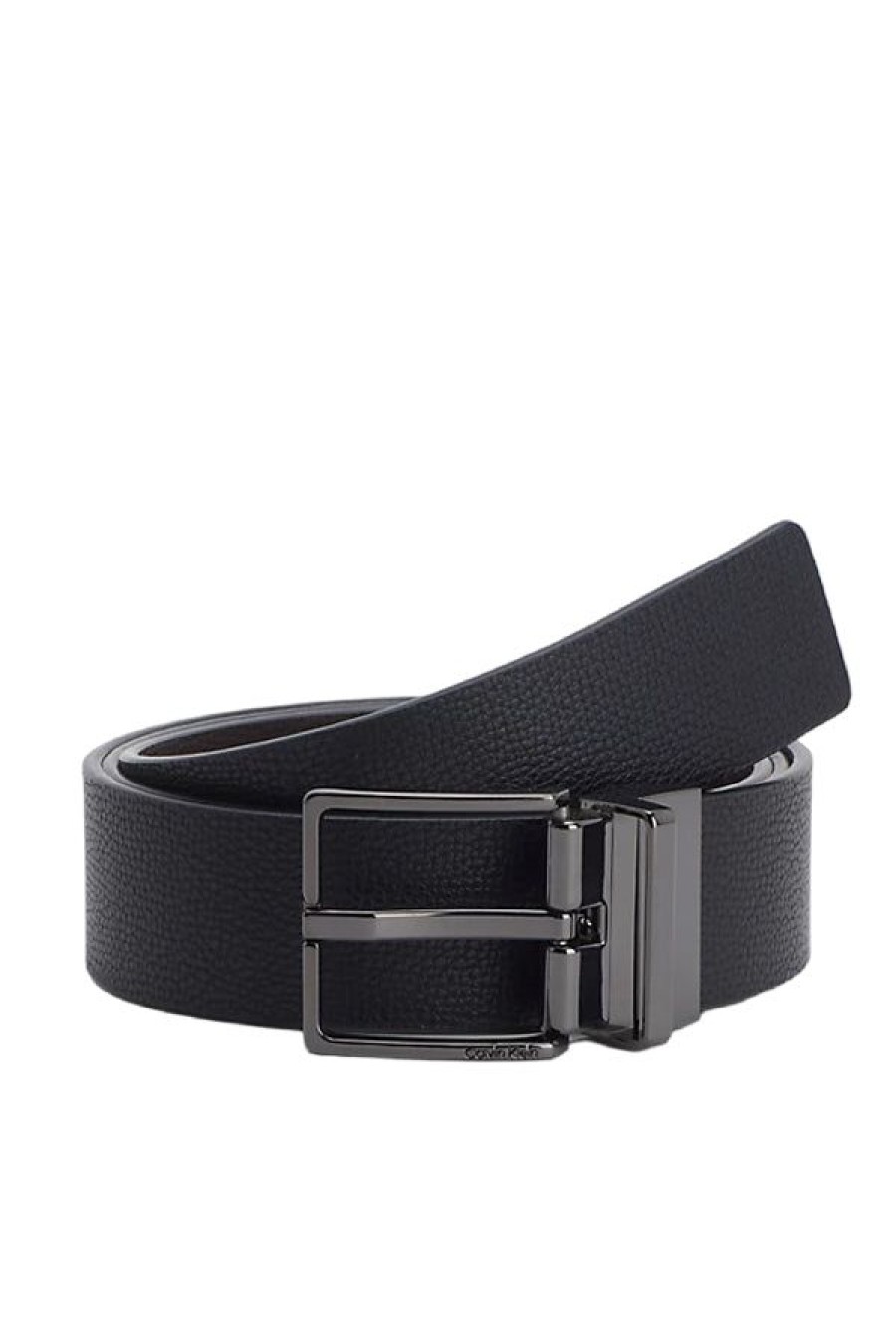 Accessori CALVIN KLEIN | Adj/Rev Slim Loop Pb 35Mm Ck Black/Dk Brown