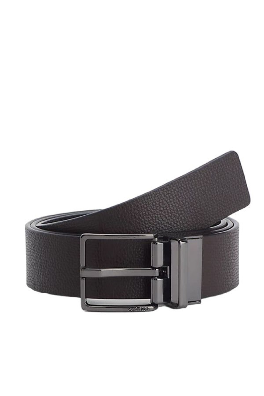 Accessori CALVIN KLEIN | Adj/Rev Slim Loop Pb 35Mm Ck Black/Dk Brown