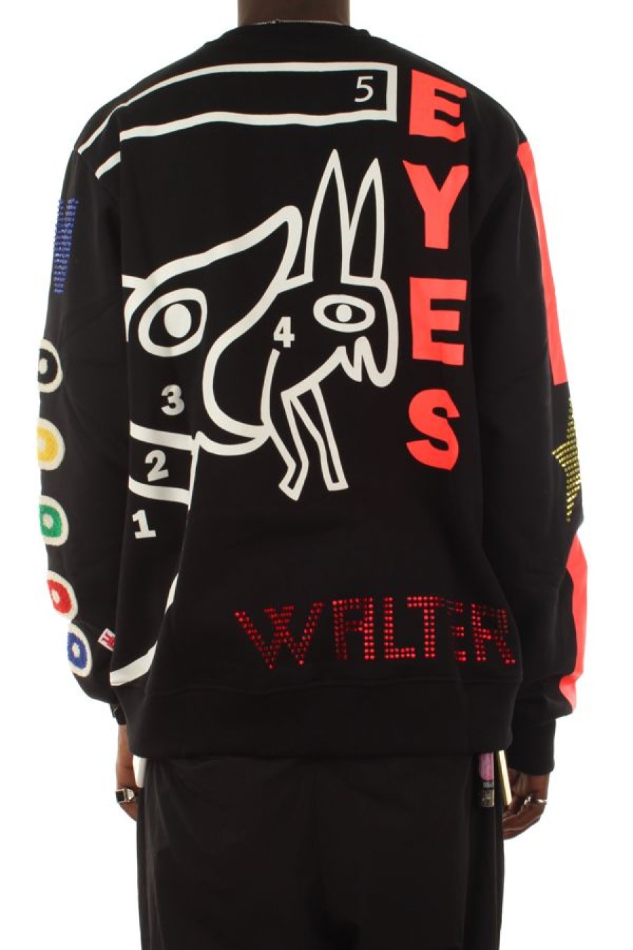 Abbigliamento WALTER VAN BEIRENDONCK | Colors By Numbers Sweat Os Cc26 Black