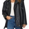 Abbigliamento ONLY | Biker Jacket With Faux Leather Black