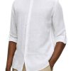 Abbigliamento SELECTED | Slhregkylian-Linen Shirt Bright White