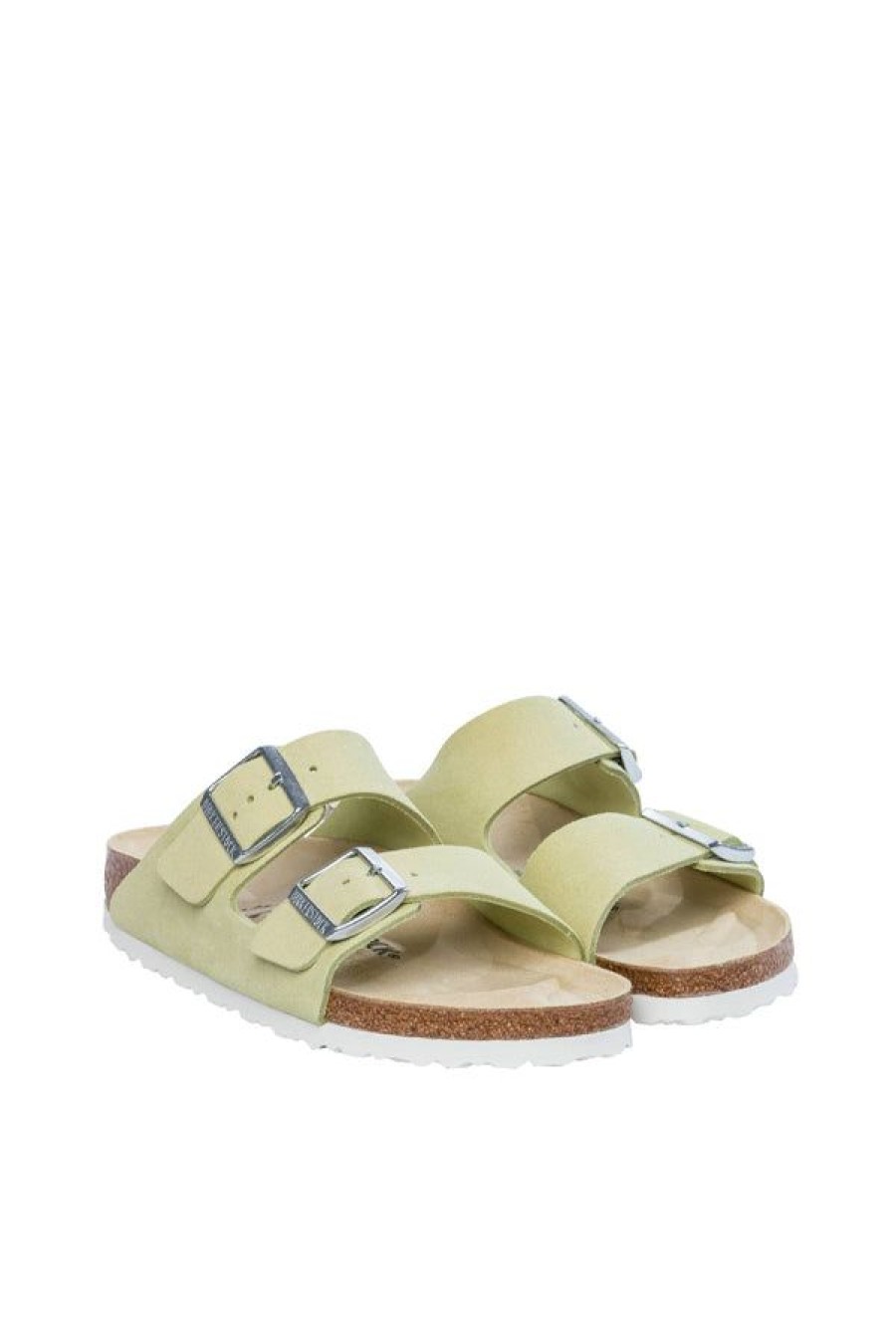 Calzature BIRKENSTOCK | Arizona Suede Leather Shimmering Popcorn