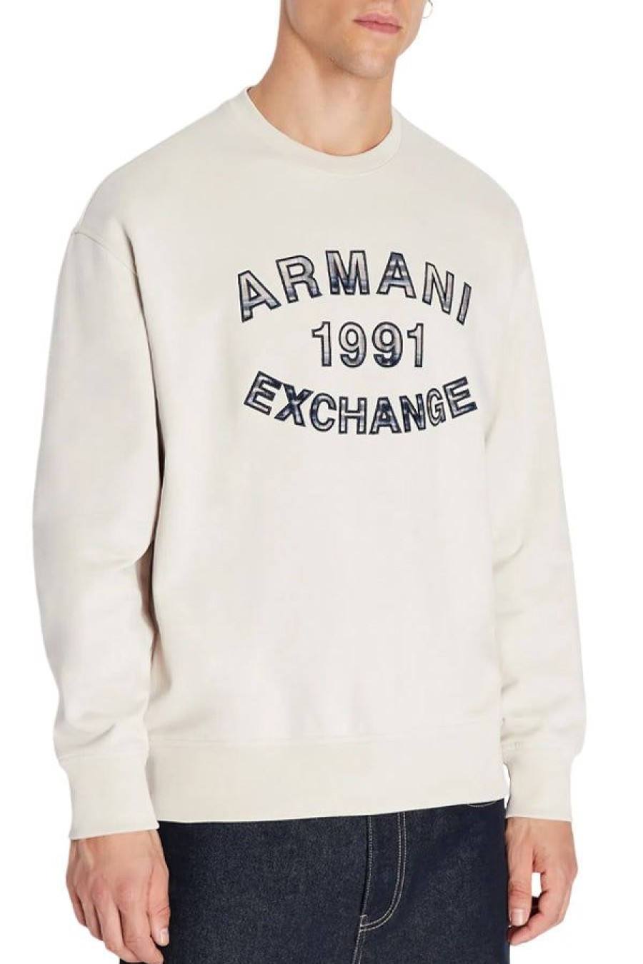 Abbigliamento ARMANI EXCHANGE | Felpa College In Cotone French Terry Moonstruk