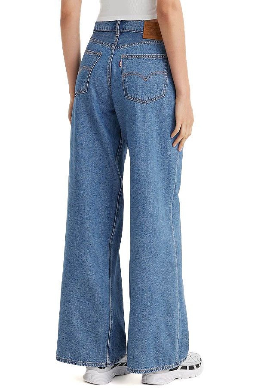 Abbigliamento LEVI'S® | Dad Jeans Lightweight Oversize A Gamba Ampia Med Indigo - Worn In