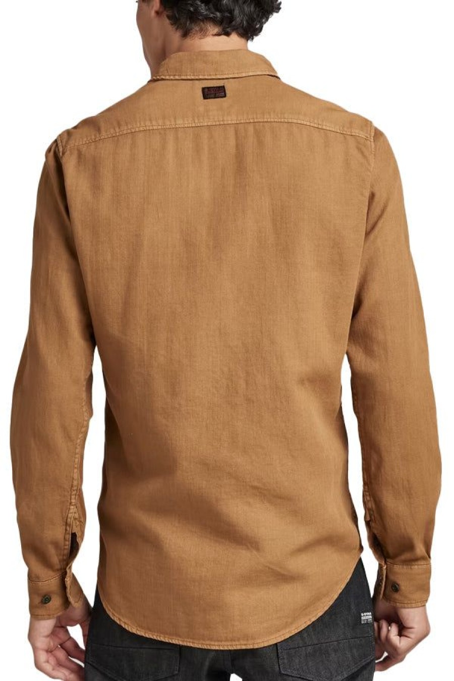 Abbigliamento G-STAR RAW | Marine Slim Shirt Ls Oxide Ocre Gd