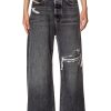 Abbigliamento DIESEL | Straight Jeans 1996 D-Sire Nero/Grigio Scuro