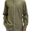 Abbigliamento SELECTED | Slhslimrick-Soft Shirt Ls China W Olivine