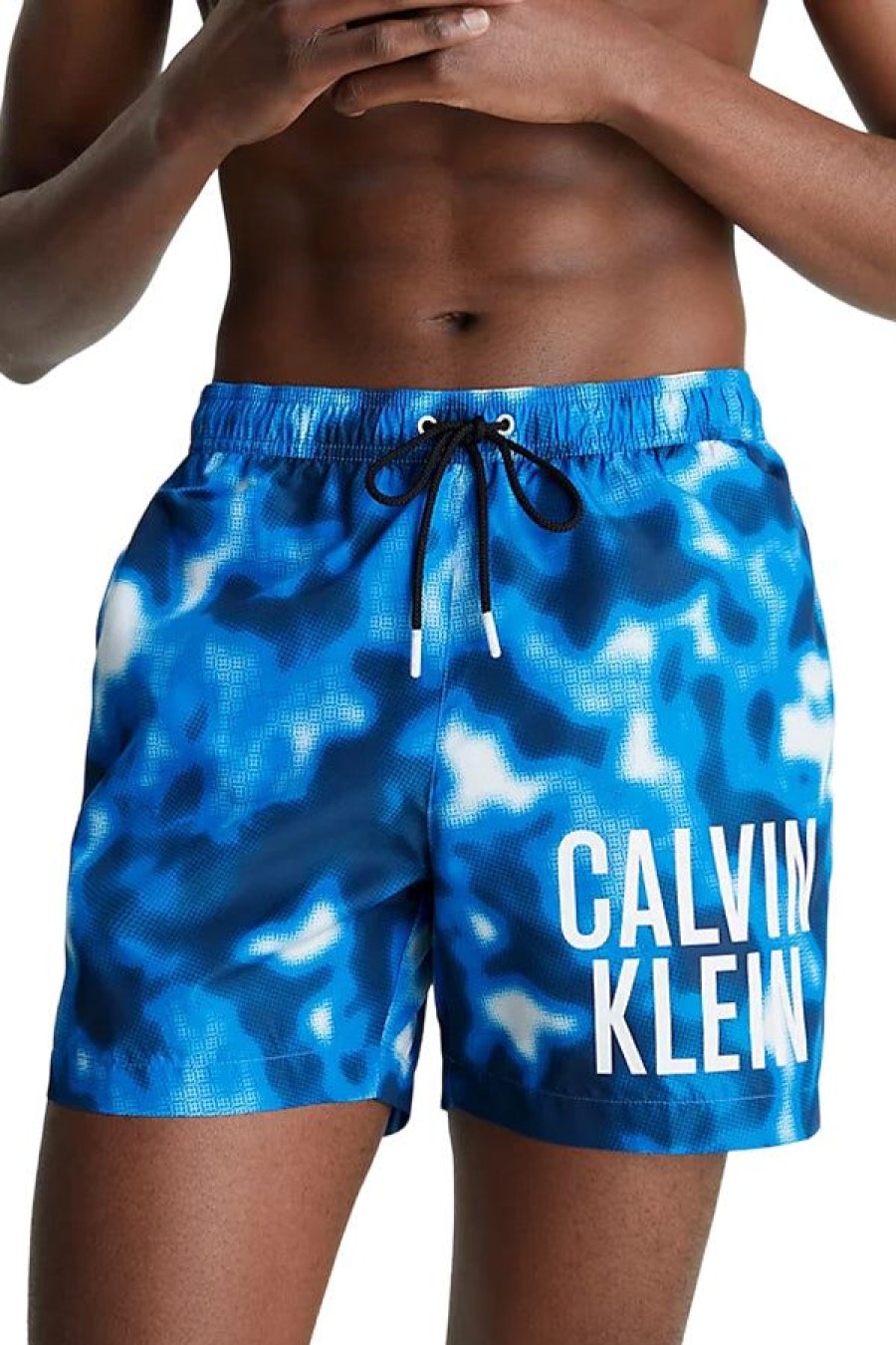 Abbigliamento CALVIN KLEIN | Medium Drawstring-Print Ip Blurred Camo Blue