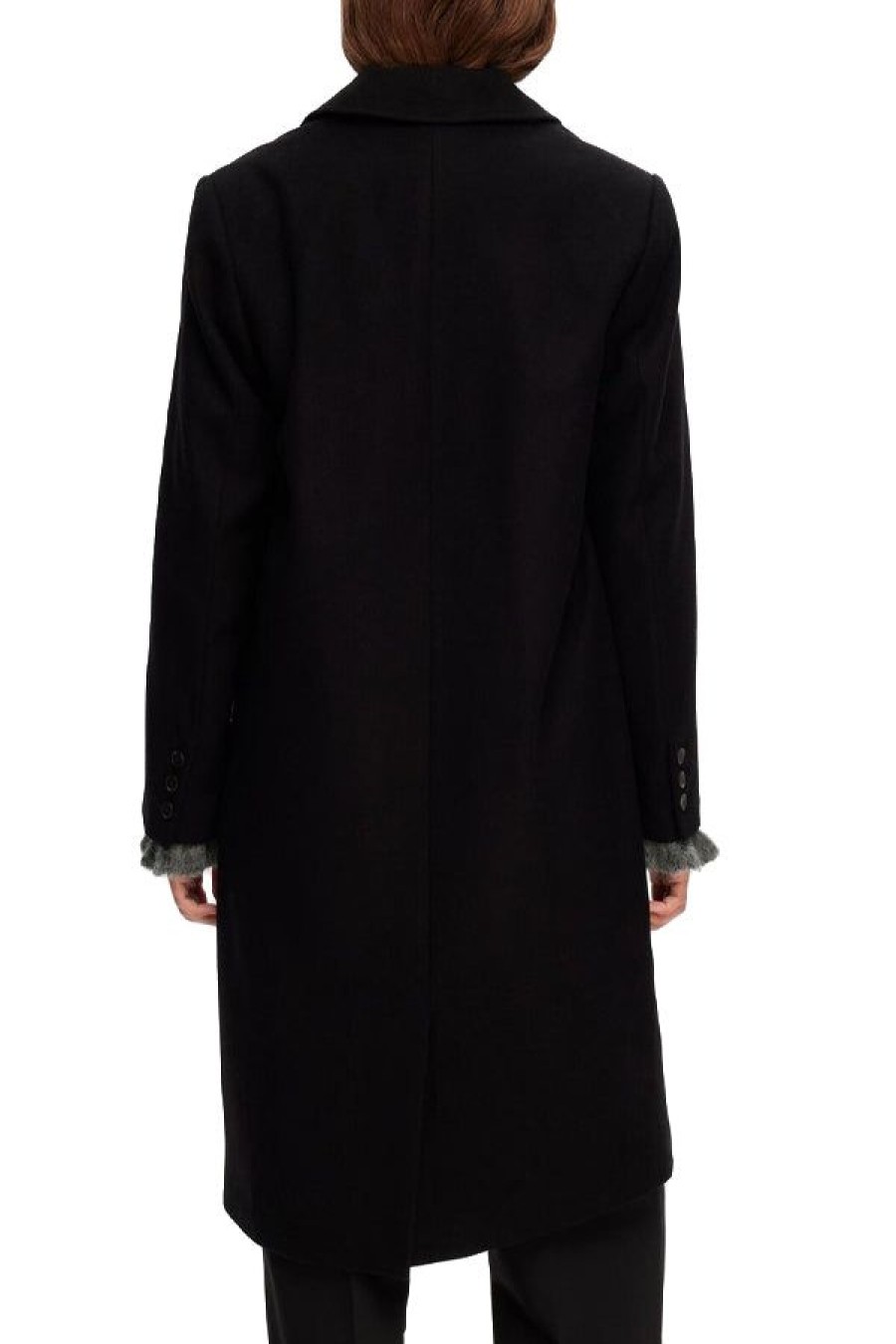 Abbigliamento SELECTED | Slfalma Wool Coat B Noos Black