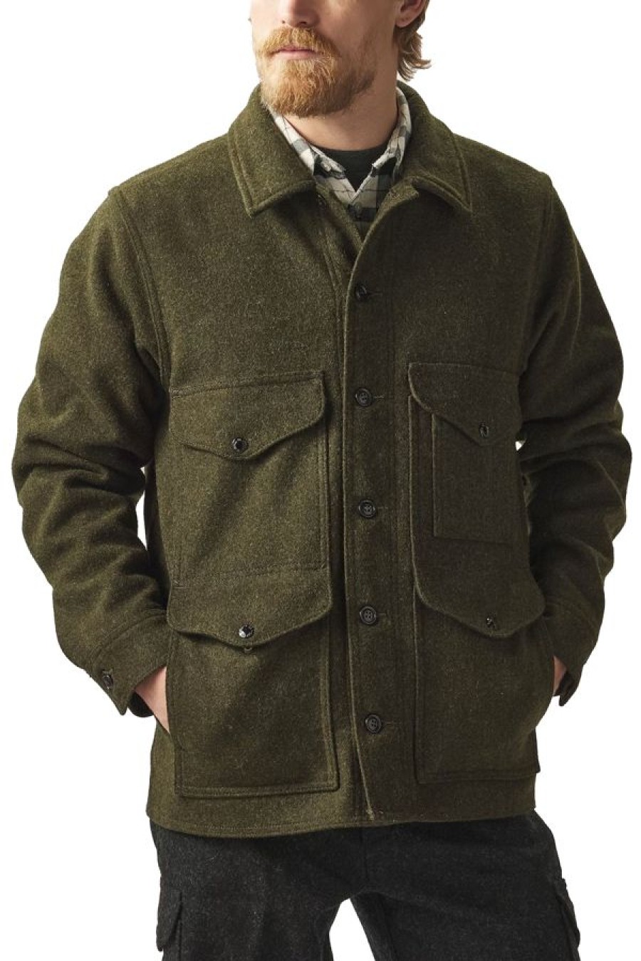 Abbigliamento FILSON | Giacca Mackinaw Cruiser Forest Green