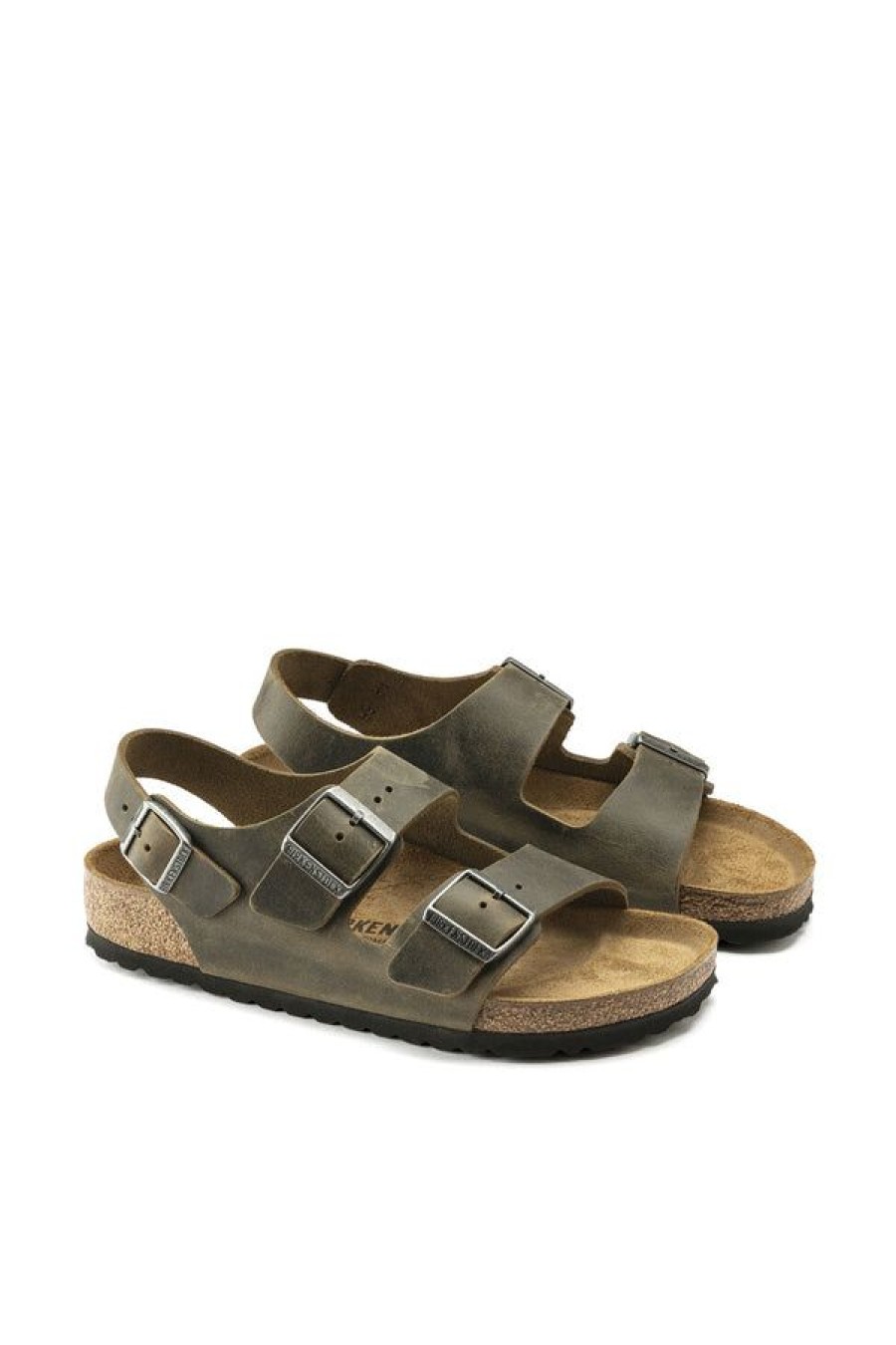 Calzature BIRKENSTOCK | Milano Oiled Leather Faded Khaki