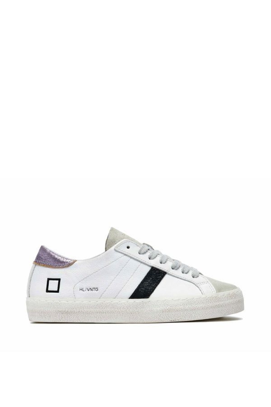 Calzature D.A.T.E. | Hill Low Vintage Calf White-Pink