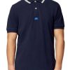 Abbigliamento SUNDEK | Polo In Cotone Piquet Combinato Dark Navy