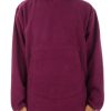 Abbigliamento KAPPY DESIGN | Sunrise Fleece Snap Hoodie Purple