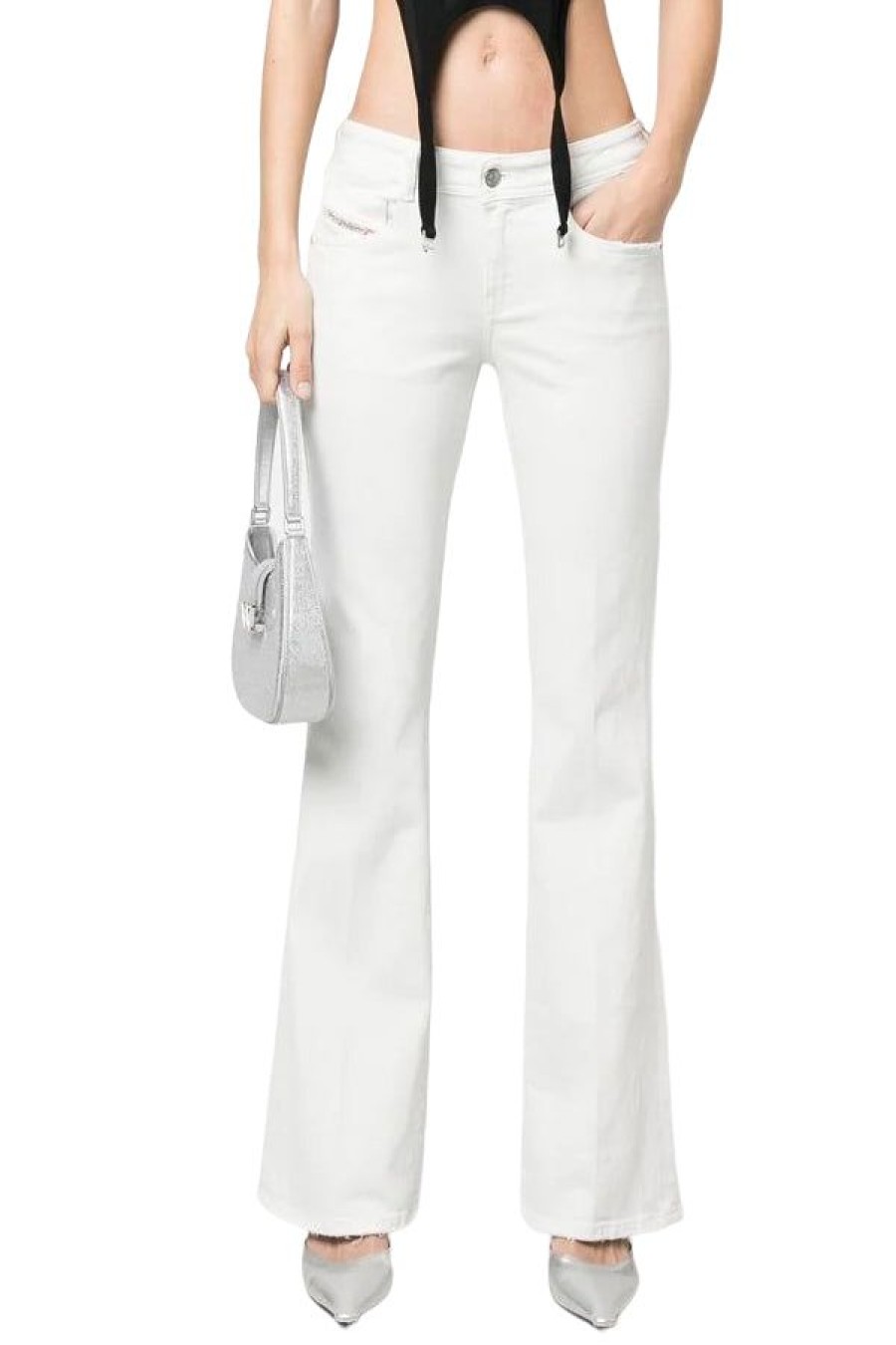 Abbigliamento DIESEL | 1969 D-Ebbey L.30 Pantaloni 100 - White