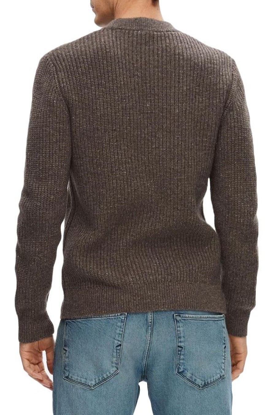 Abbigliamento SELECTED | Slhland Ls Knit Crew Neck Coffee Bean