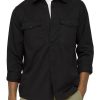 Abbigliamento ONLY & SONS | Onsmilo Ovr Mercerized Twill Ls Shirt Black