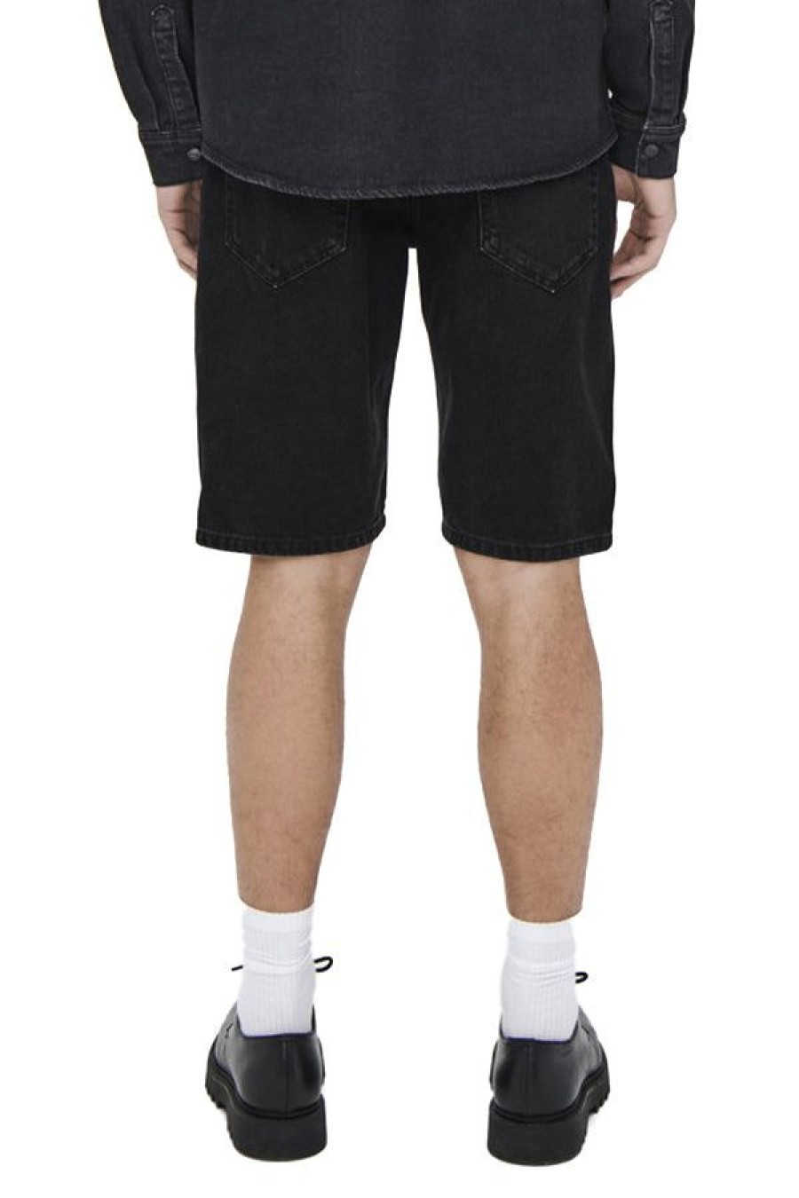 Abbigliamento ONLY & SONS | Onsavi Shorts Black Pk 1899 Black Denim